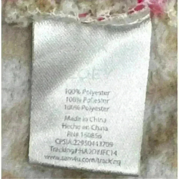 Zak & Zoey Baby Leopard Print Hooded Plush Bathrobe girls 0-3 months - Picture 3 of 6